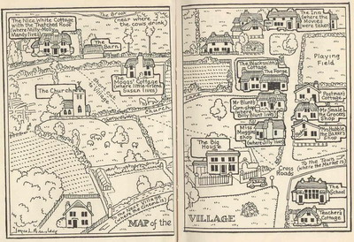 Map of Village milly-molly-mandya